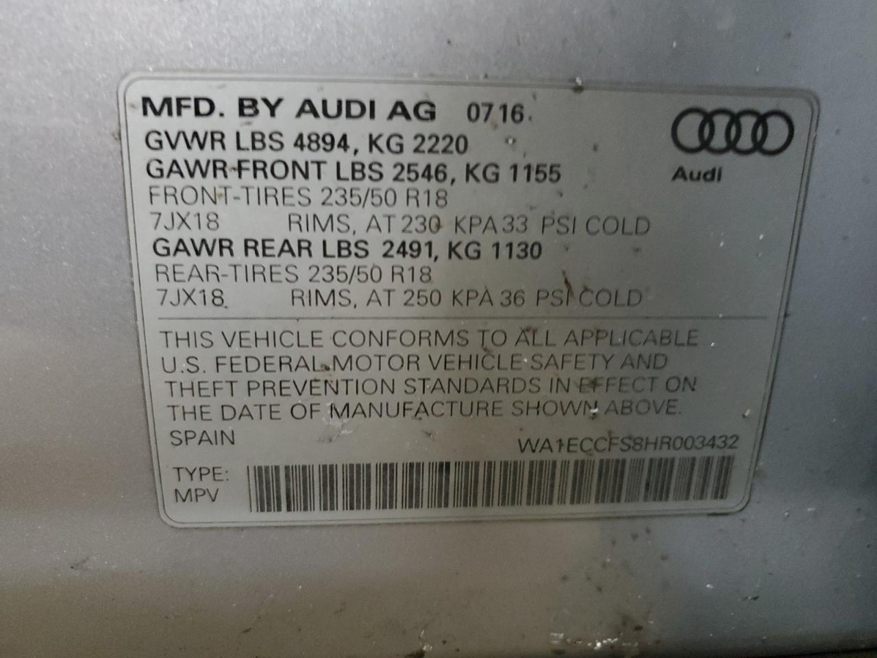 2017 Audi Q3 - Image 13