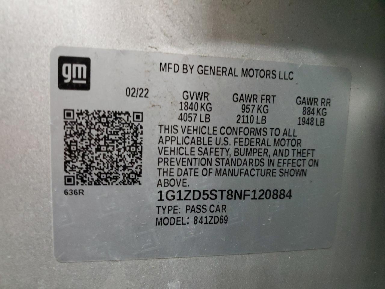 2022 Chevrolet Malibu - Image 12