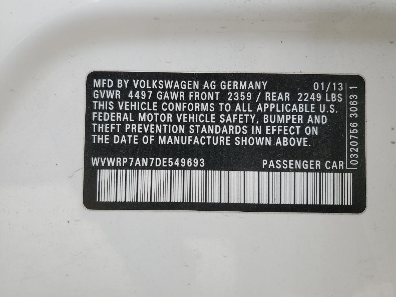 2013 Volkswagen Passat CC - Image 12