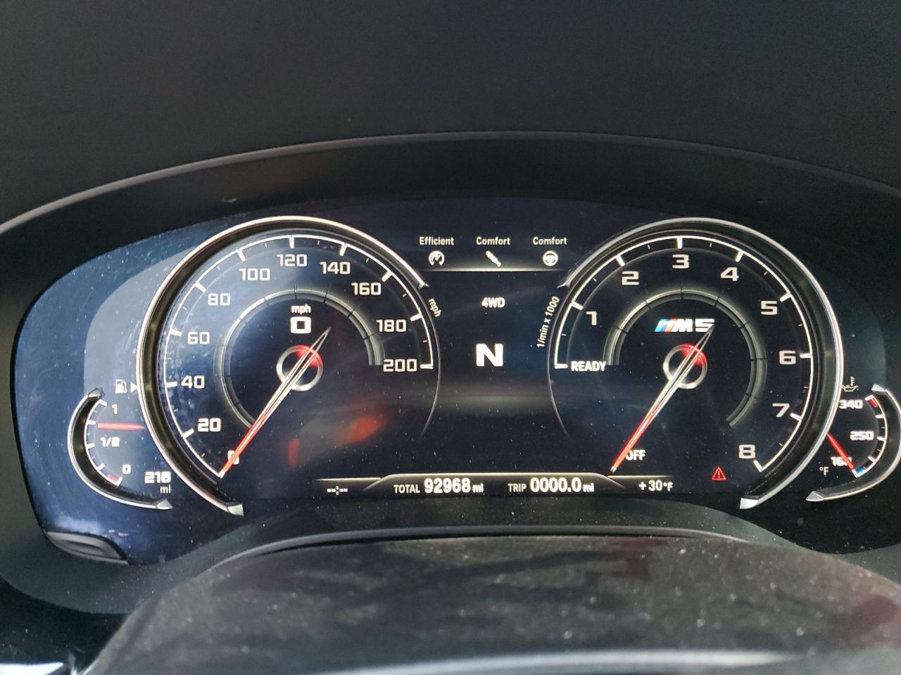 2018 BMW M5 VIN: WBSJF0C52JB283848 Lot: 88394755