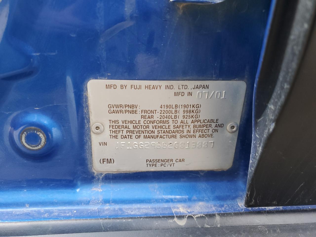 2002 Subaru WRX - Image 14