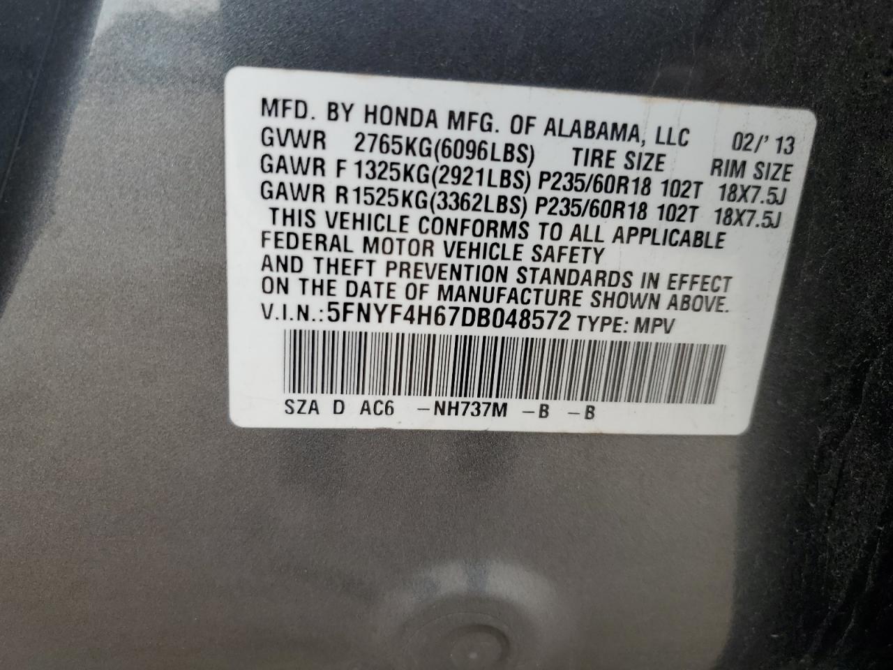 2013 Honda Pilot - Image 12