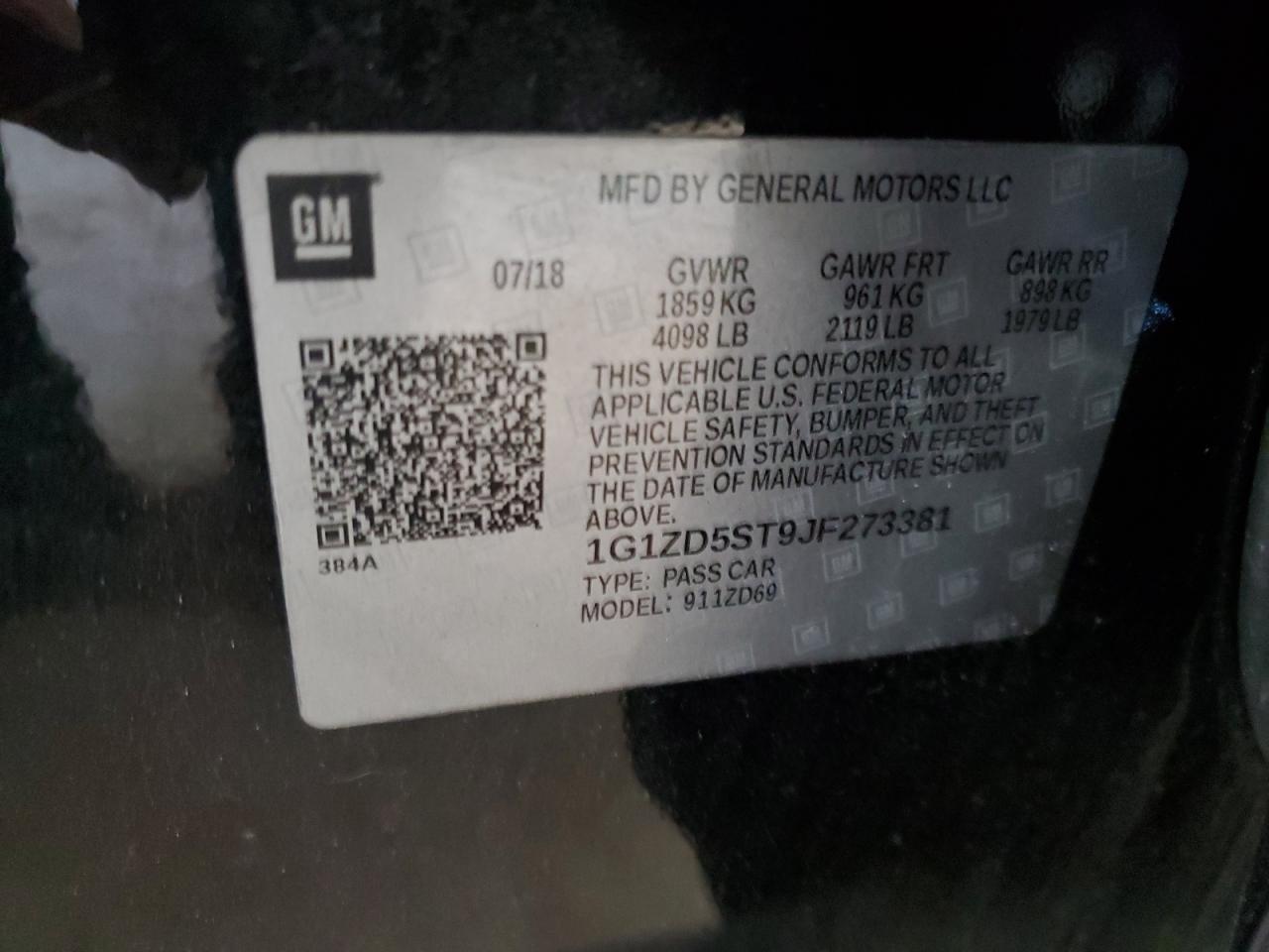 2018 Chevrolet Malibu - Image 12