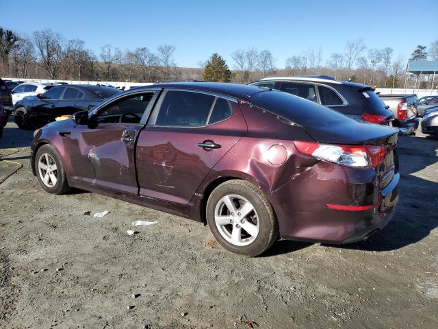  KIA OPTIMA 2014 Burgundy