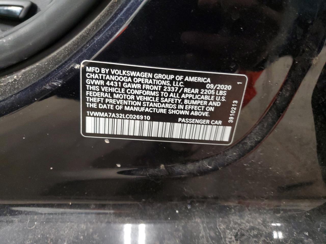 2020 Volkswagen Passat - Image 12