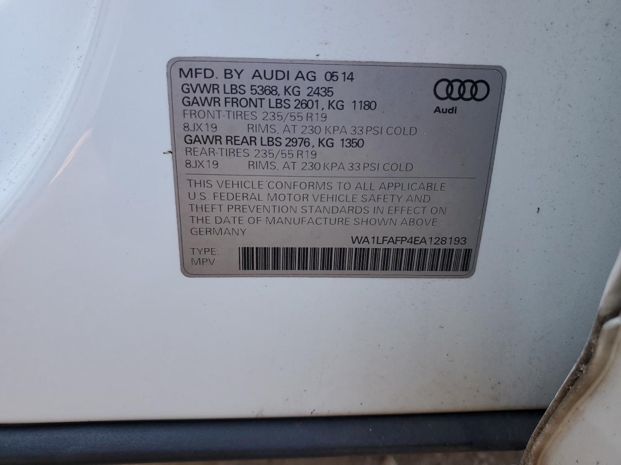 2014 Audi Q5 - Image 13