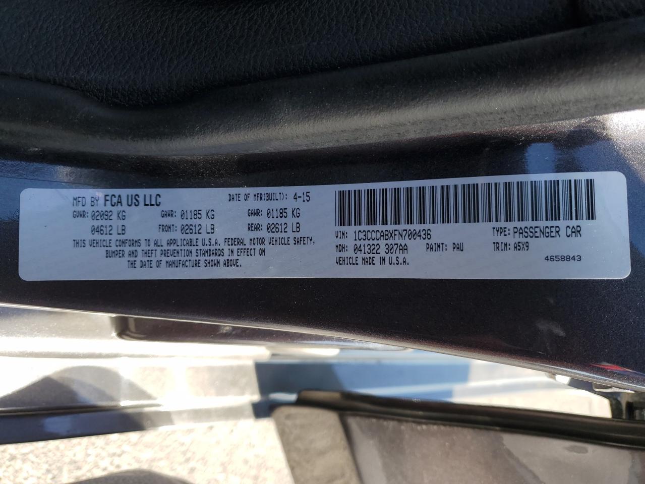 2015 Chrysler 200 - Image 14
