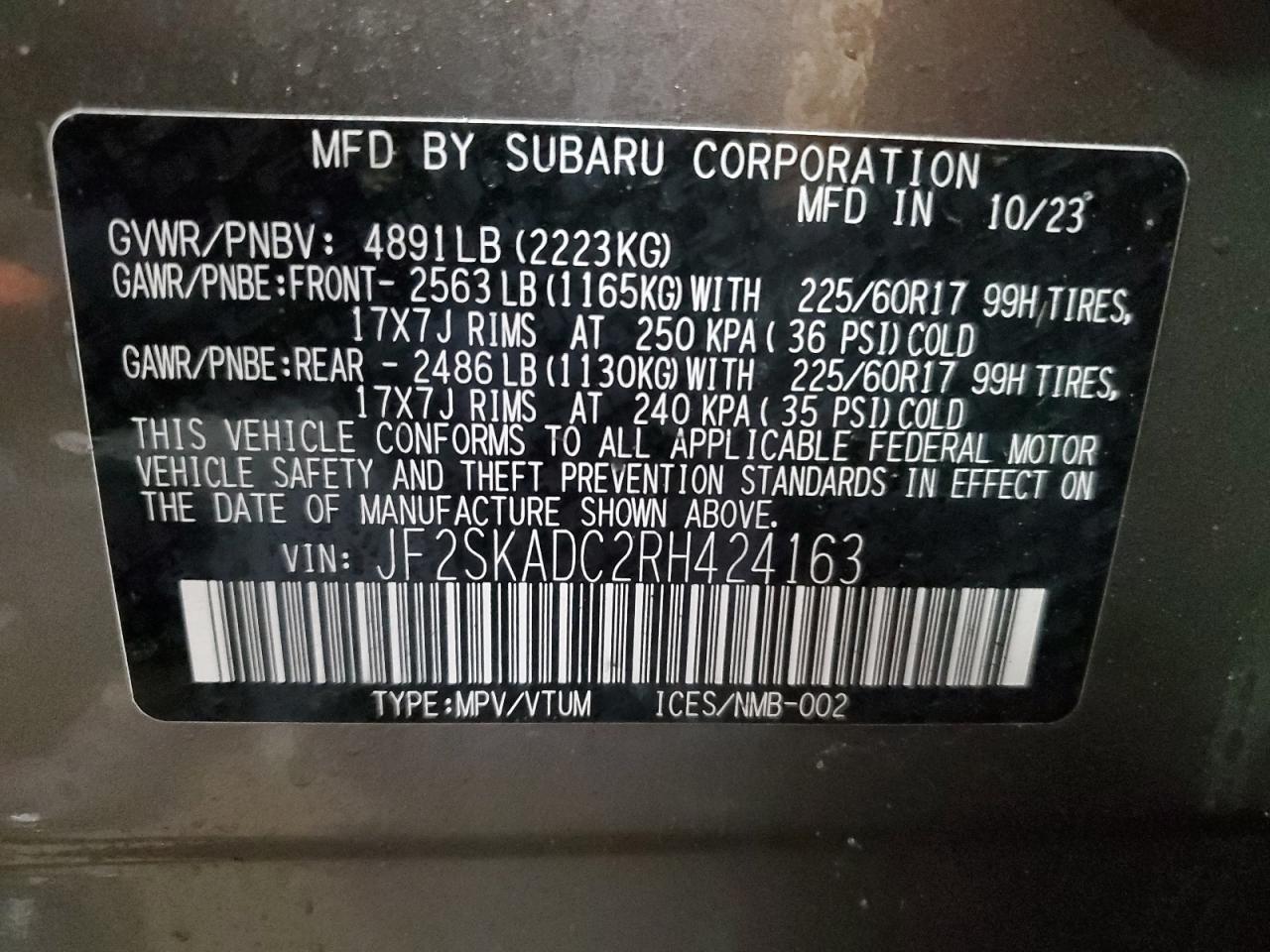 2024 Subaru Forester - Image 16