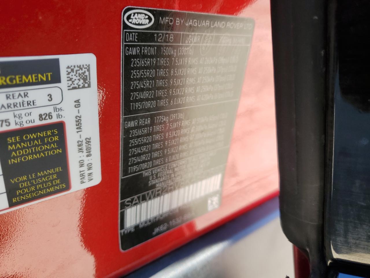 2019 Land Rover Range Rover - Image 13