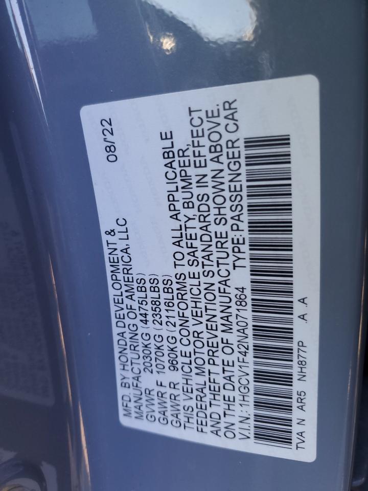 2022 Honda Accord - Image 12