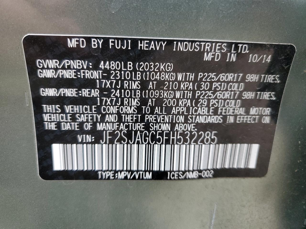 2015 Subaru Forester - Image 13