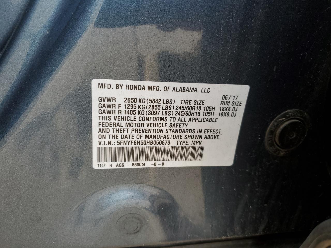 2017 Honda Pilot - Image 14