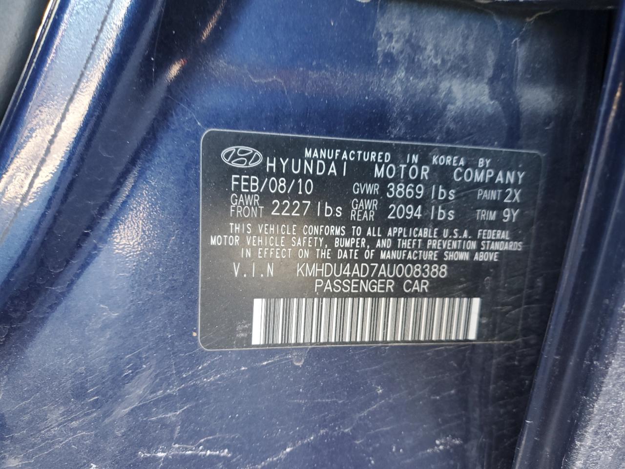 2010 Hyundai Elantra - Image 12