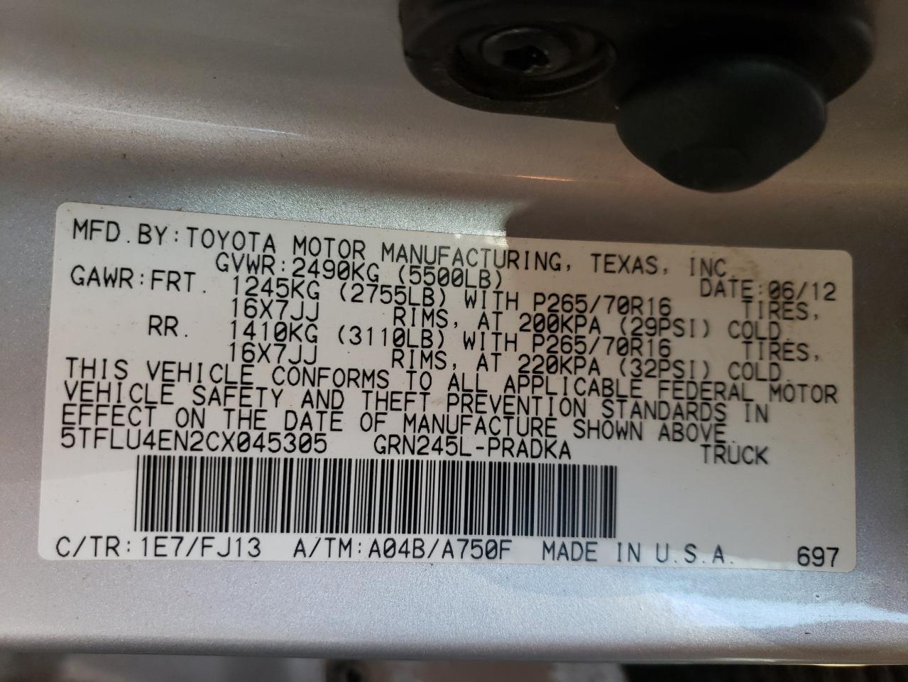 2012 Toyota Tacoma - Image 12