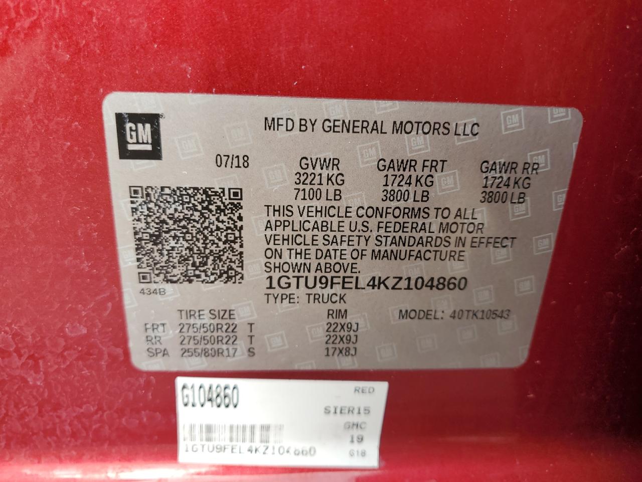 2019 GMC Sierra - Image 12