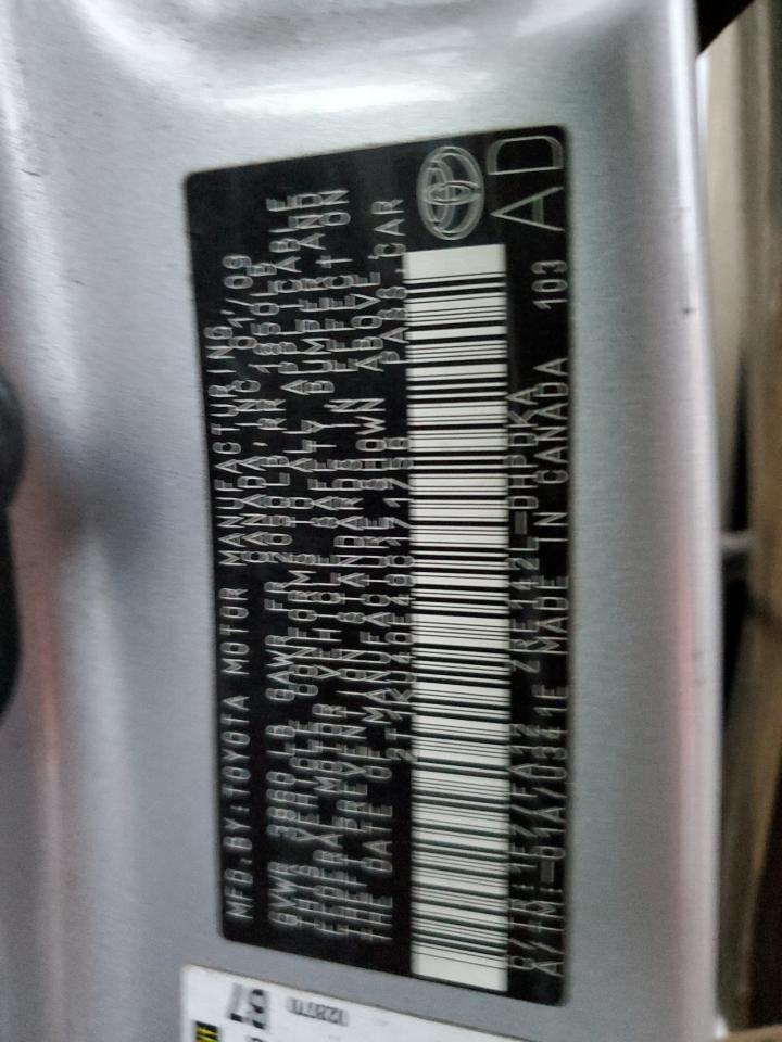 2009 Toyota Corolla Matrix VIN: 2T1KU40E49C171756 Lot: 87890625