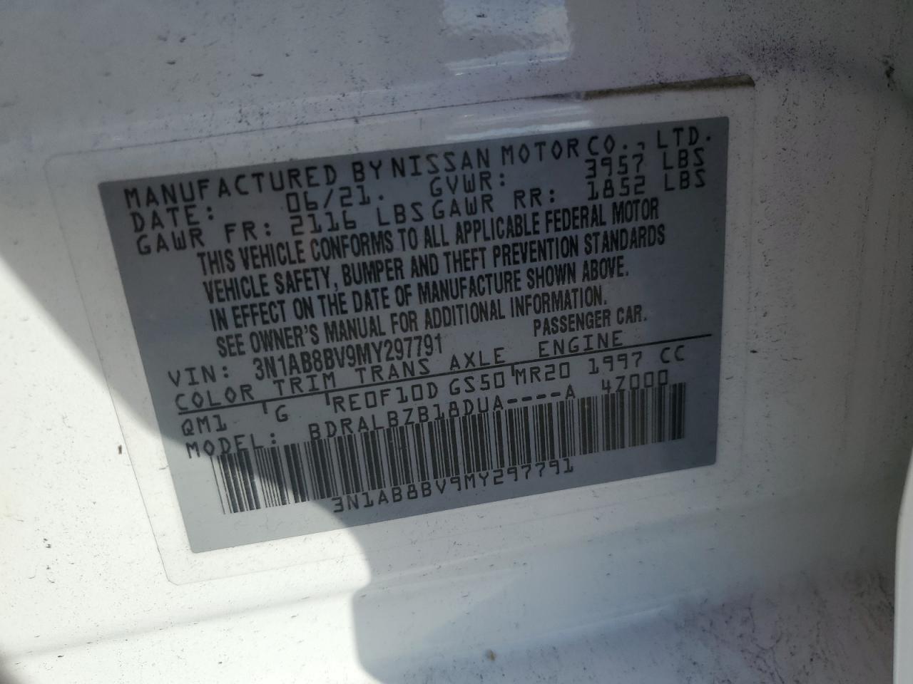 2021 Nissan Sentra - Image 14