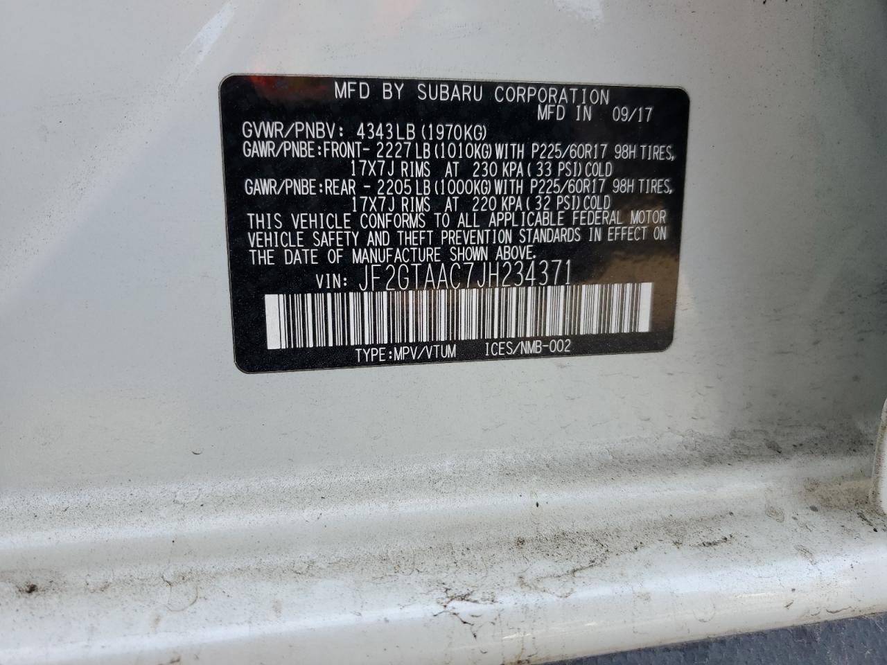 2018 Subaru XV - Image 13