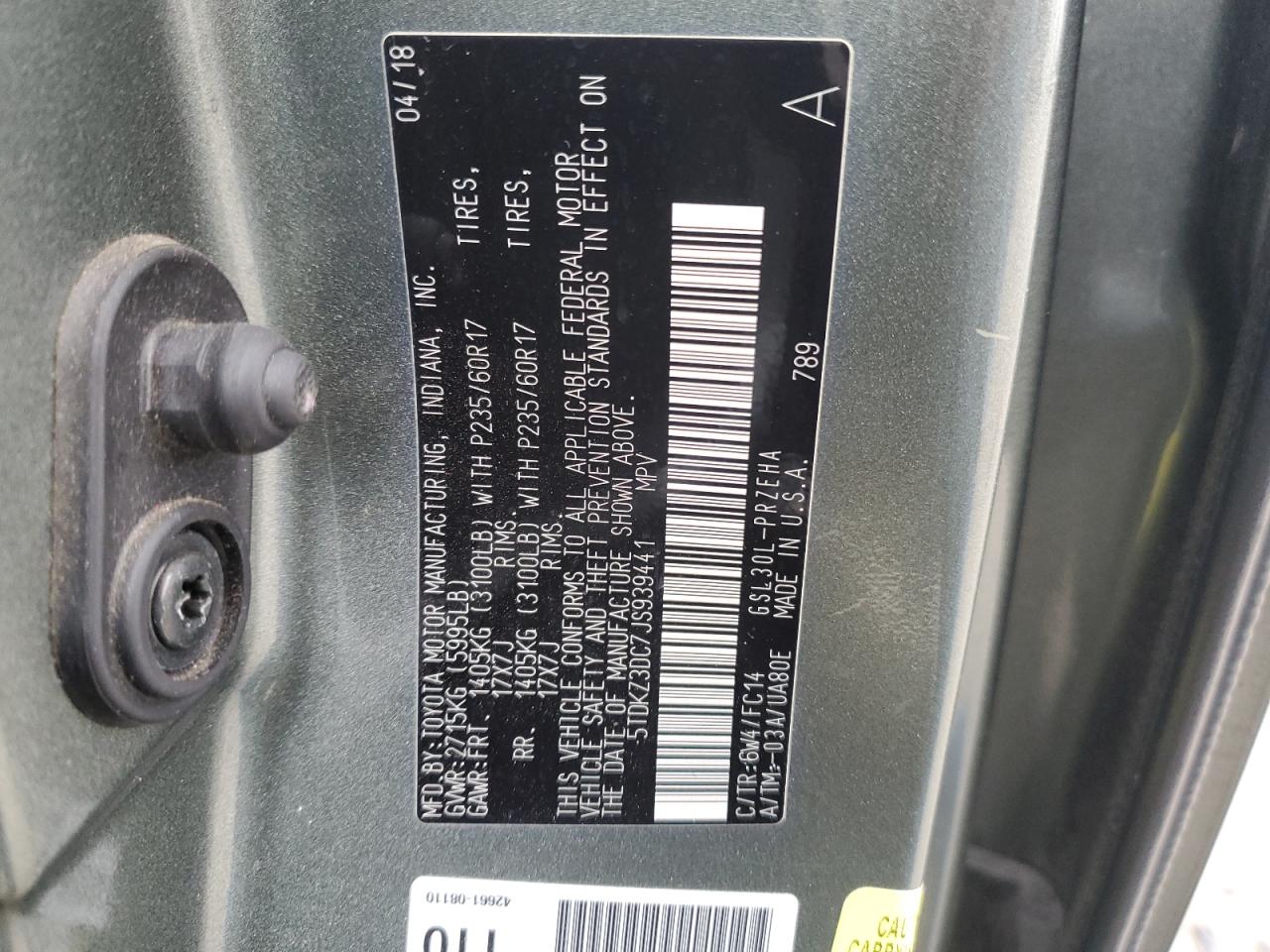 2018 Toyota Sienna - Image 13
