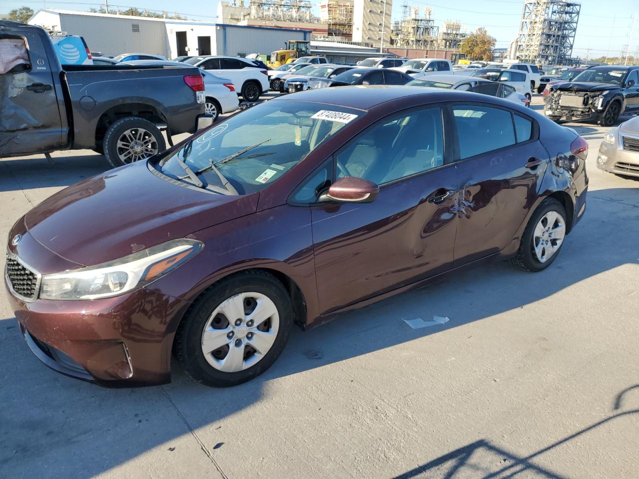 2017 Kia Forte Lx na sprzedaż w New Orleans, LA - Side