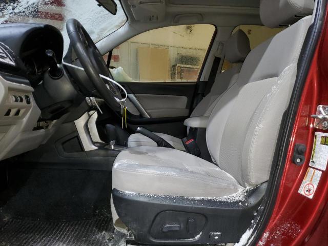 SUBARU FORESTER 2018 Бургунди