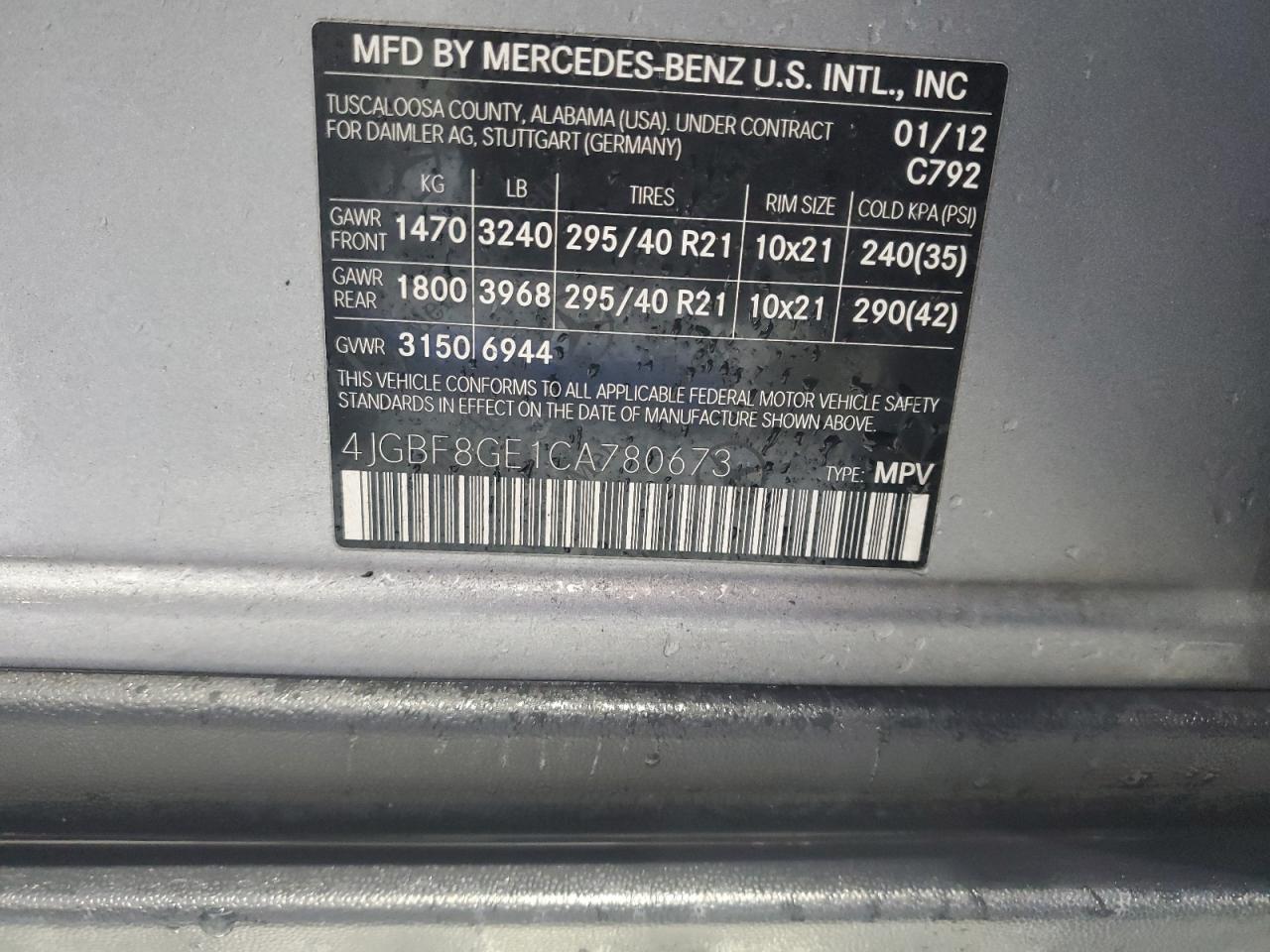 2012 Mercedes-Benz GL-klasse - Image 12