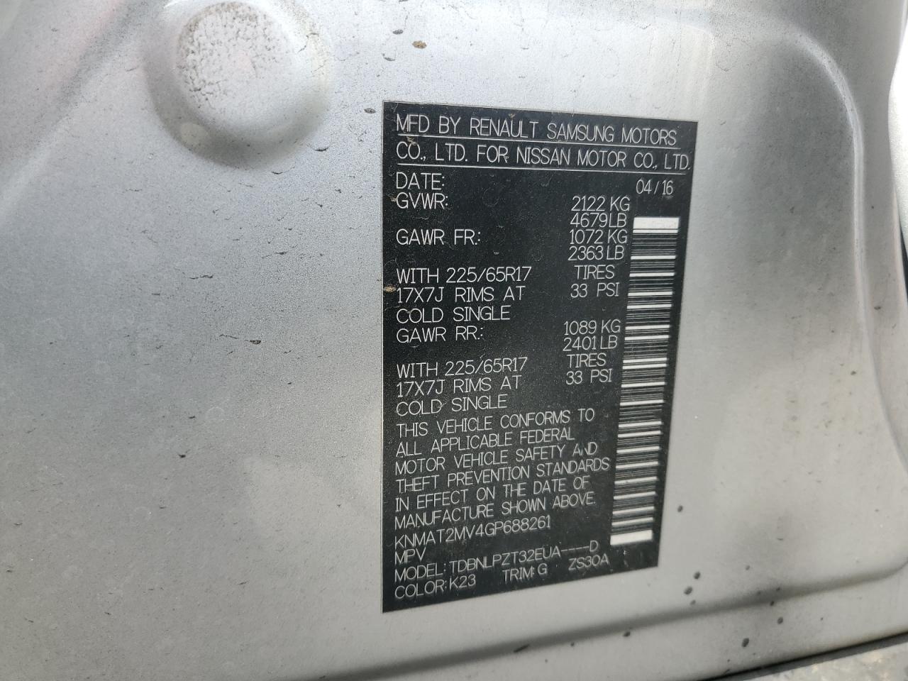 2016 Nissan Rogue - Image 15