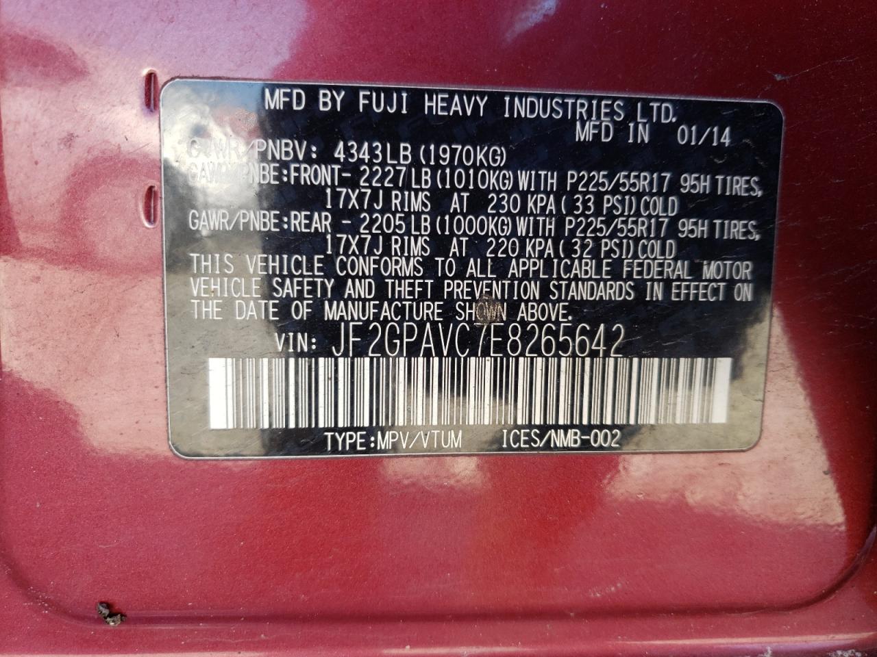 2014 Subaru XV - Image 13