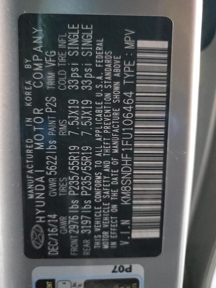 2015 Hyundai Santa Fe - Image 13