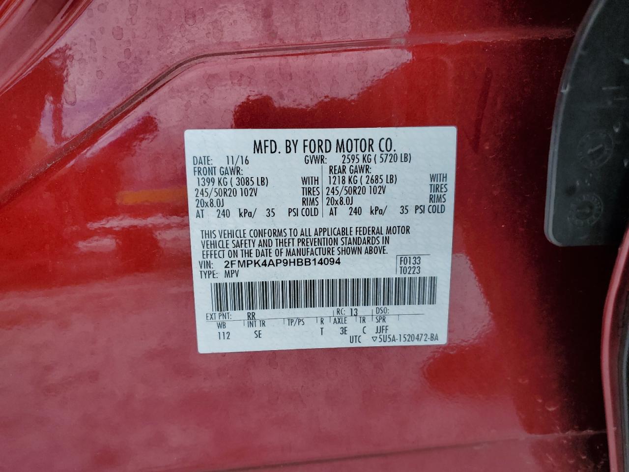 2017 Ford Edge - Image 13