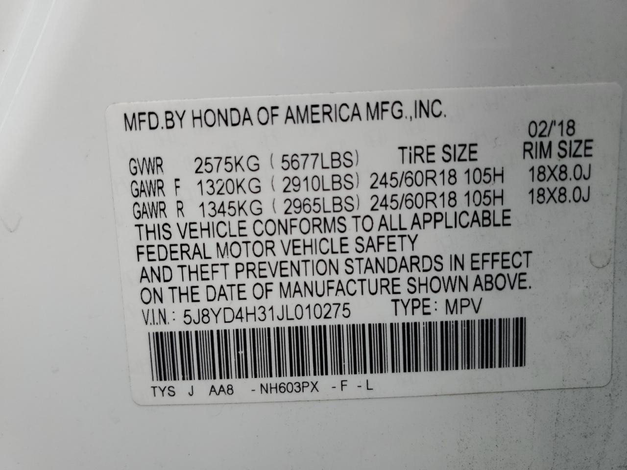 2018 Acura MDX - Image 15