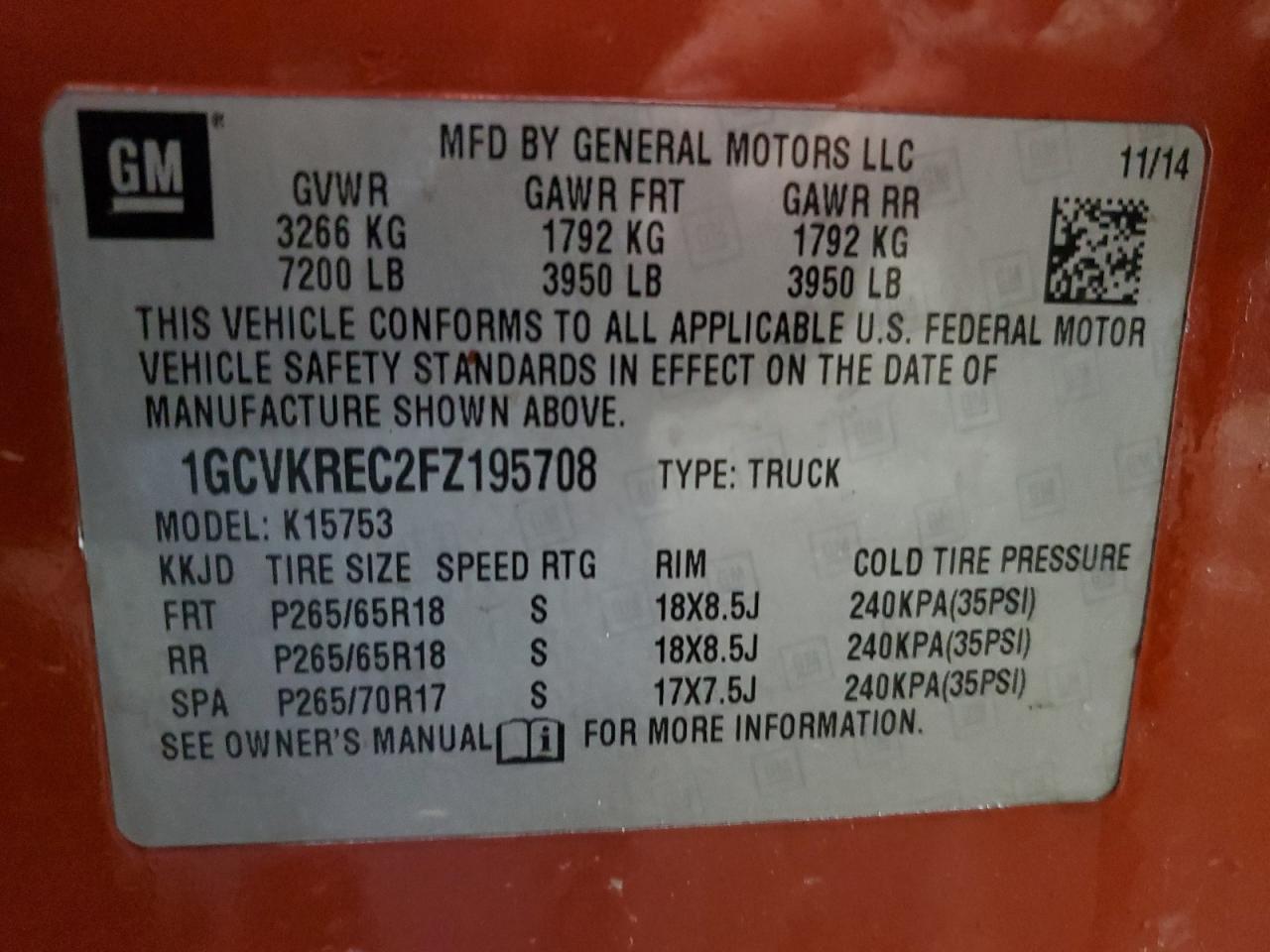 2015 Chevrolet Silverado - Image 14
