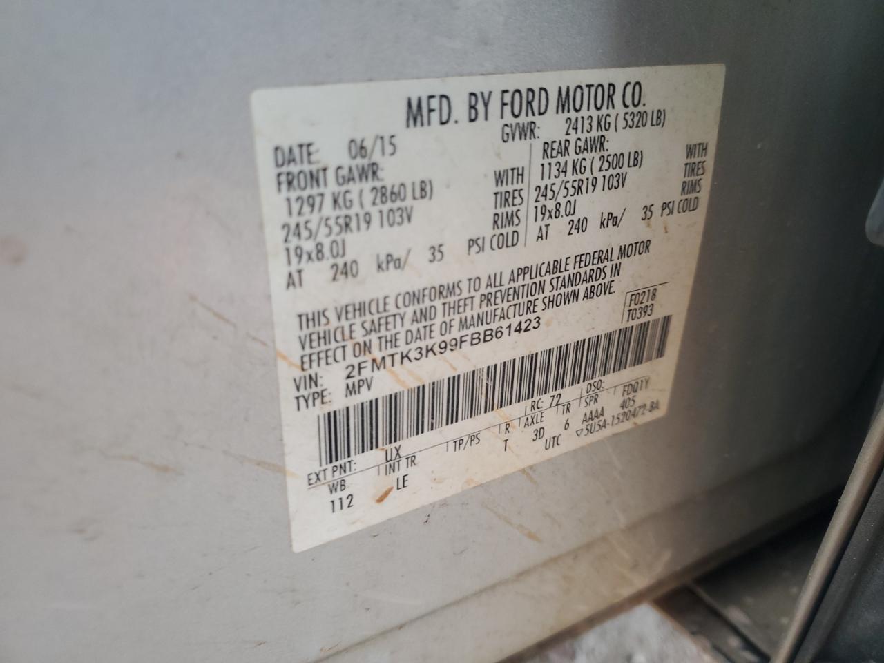 2015 Ford Edge - Image 13