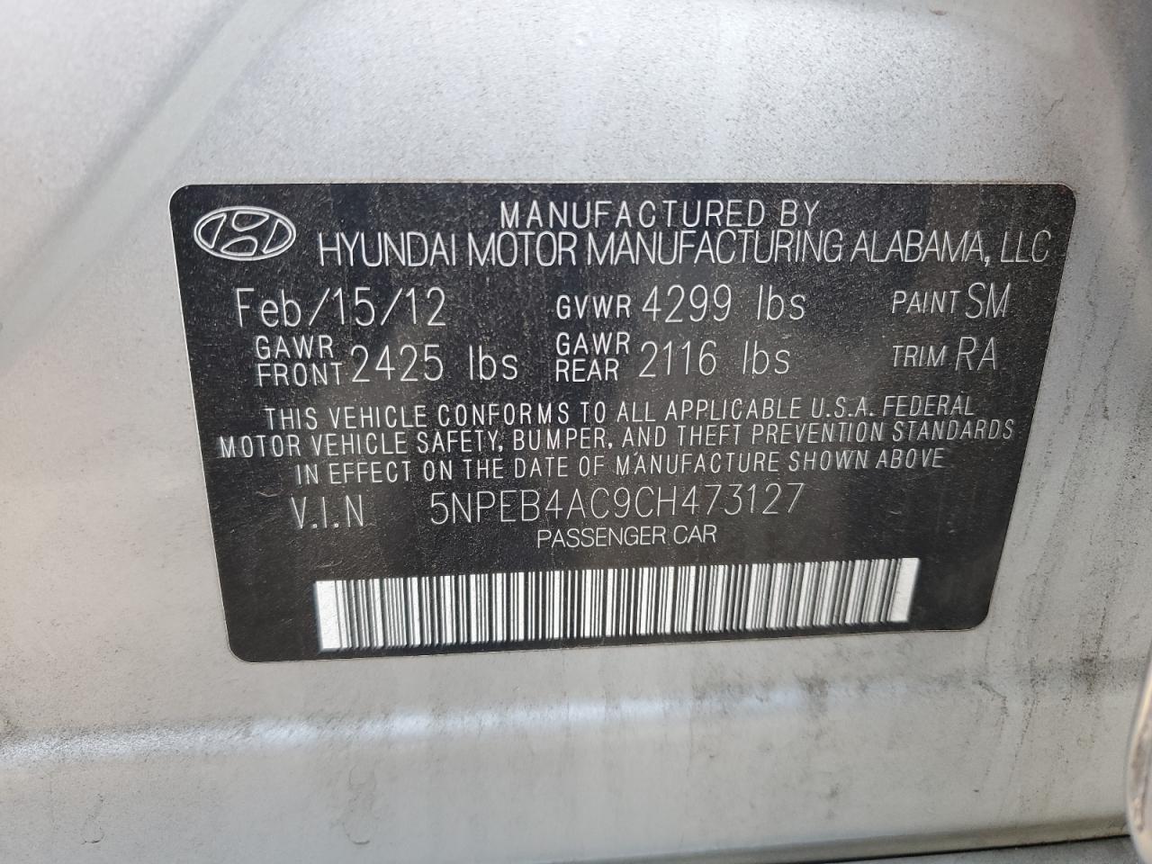 2012 Hyundai Sonata - Image 12