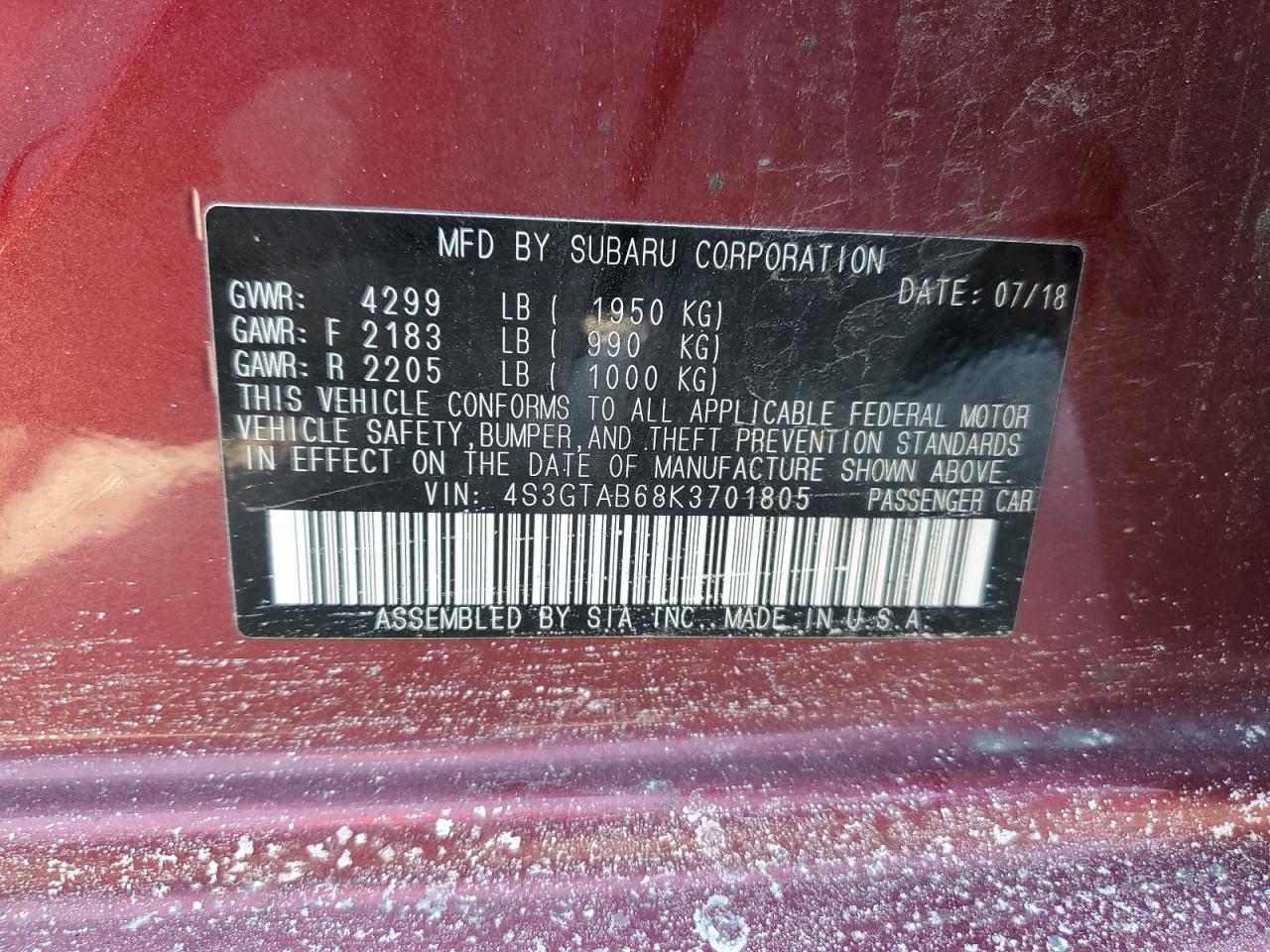 2019 Subaru Impreza - Image 13