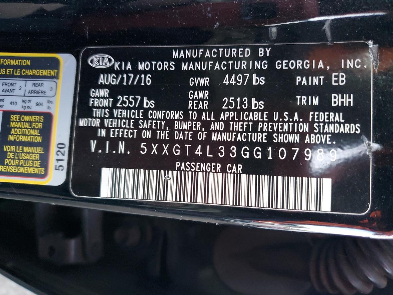 2016 Kia Optima - Image 13