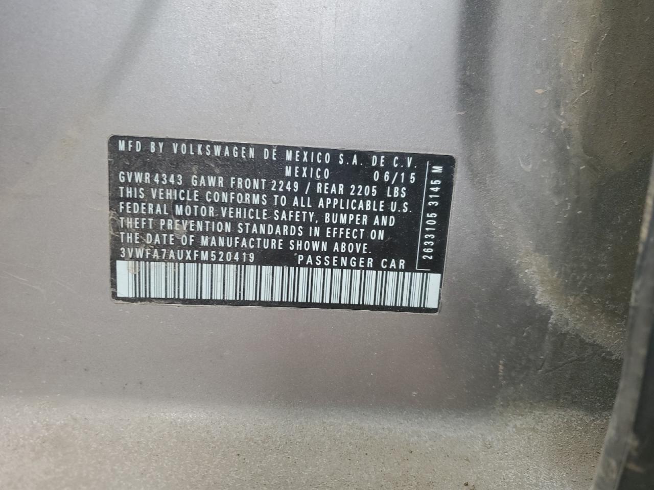 2015 Volkswagen Golf - Image 14