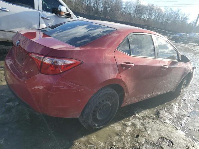  TOYOTA COROLLA 2017 Бургунді