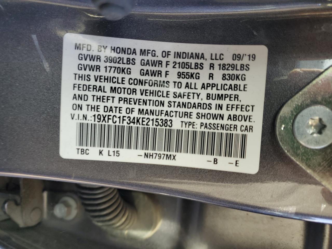 2019 Honda Civic - Image 13