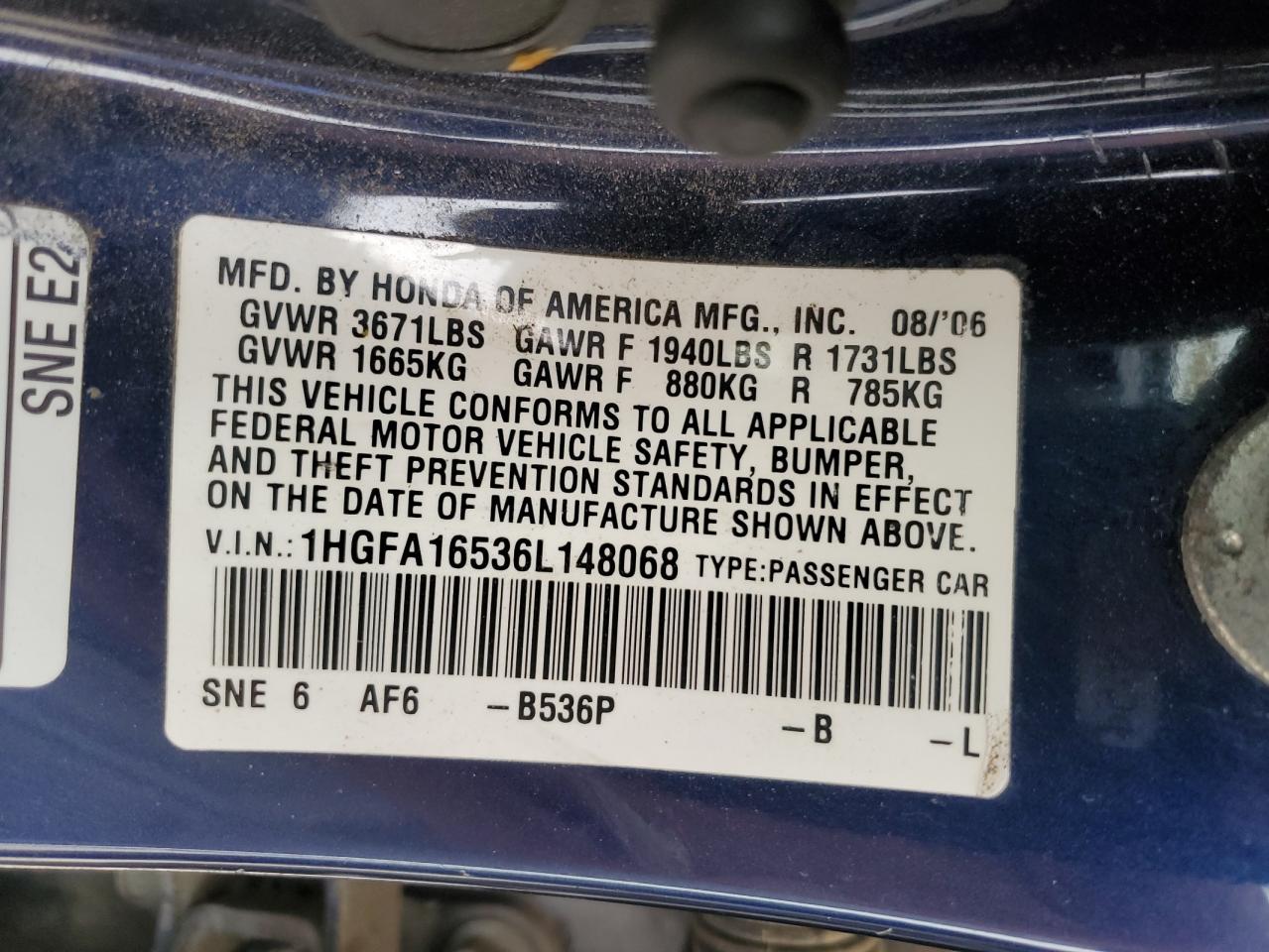 2006 Honda Civic - Image 12