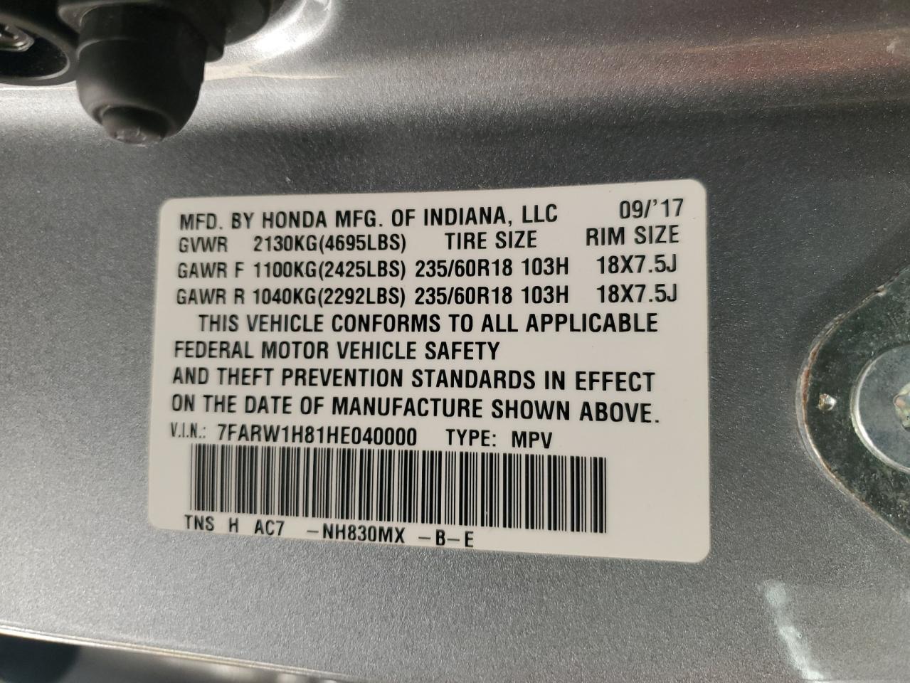 2017 Honda CR-V - Image 16