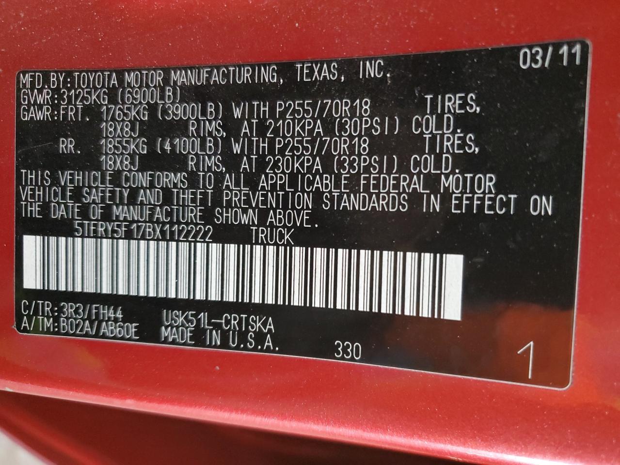 2011 Toyota Tundra - Image 12