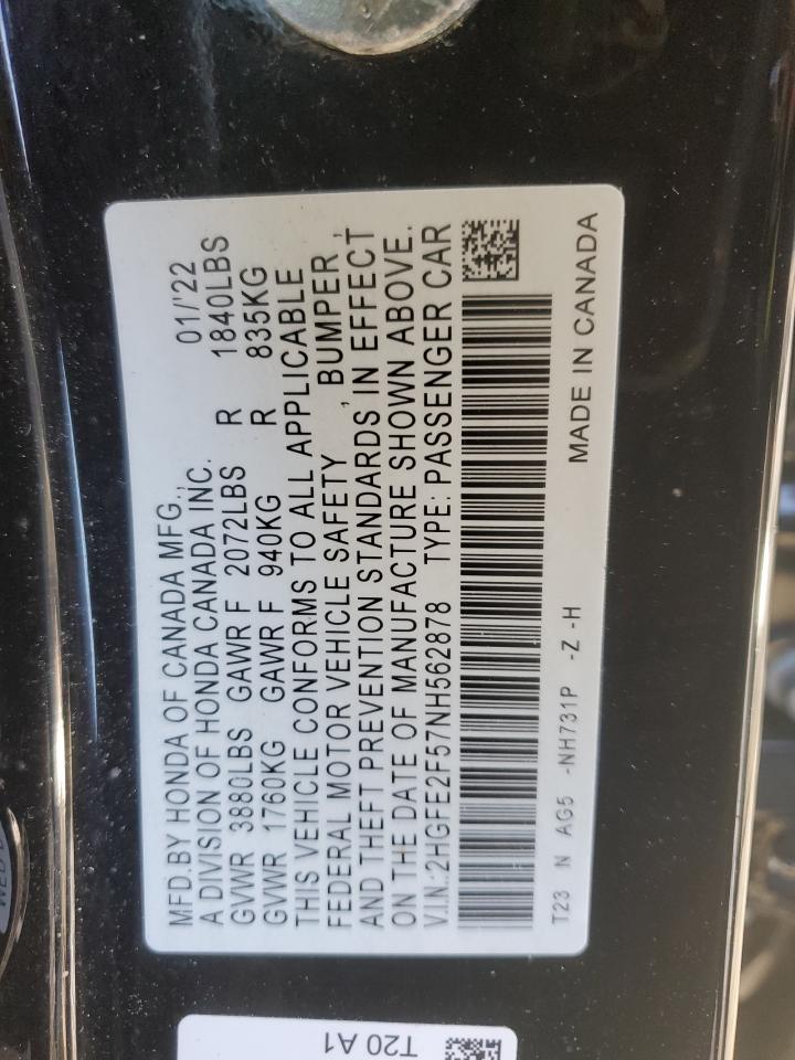 2022 Honda Civic - Image 12