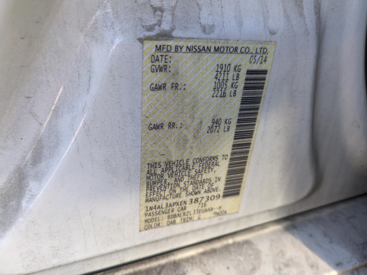 2014 Nissan Altima - Image 12