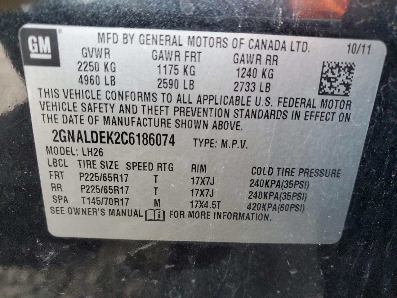 2012 Chevrolet Equinox - Image 13
