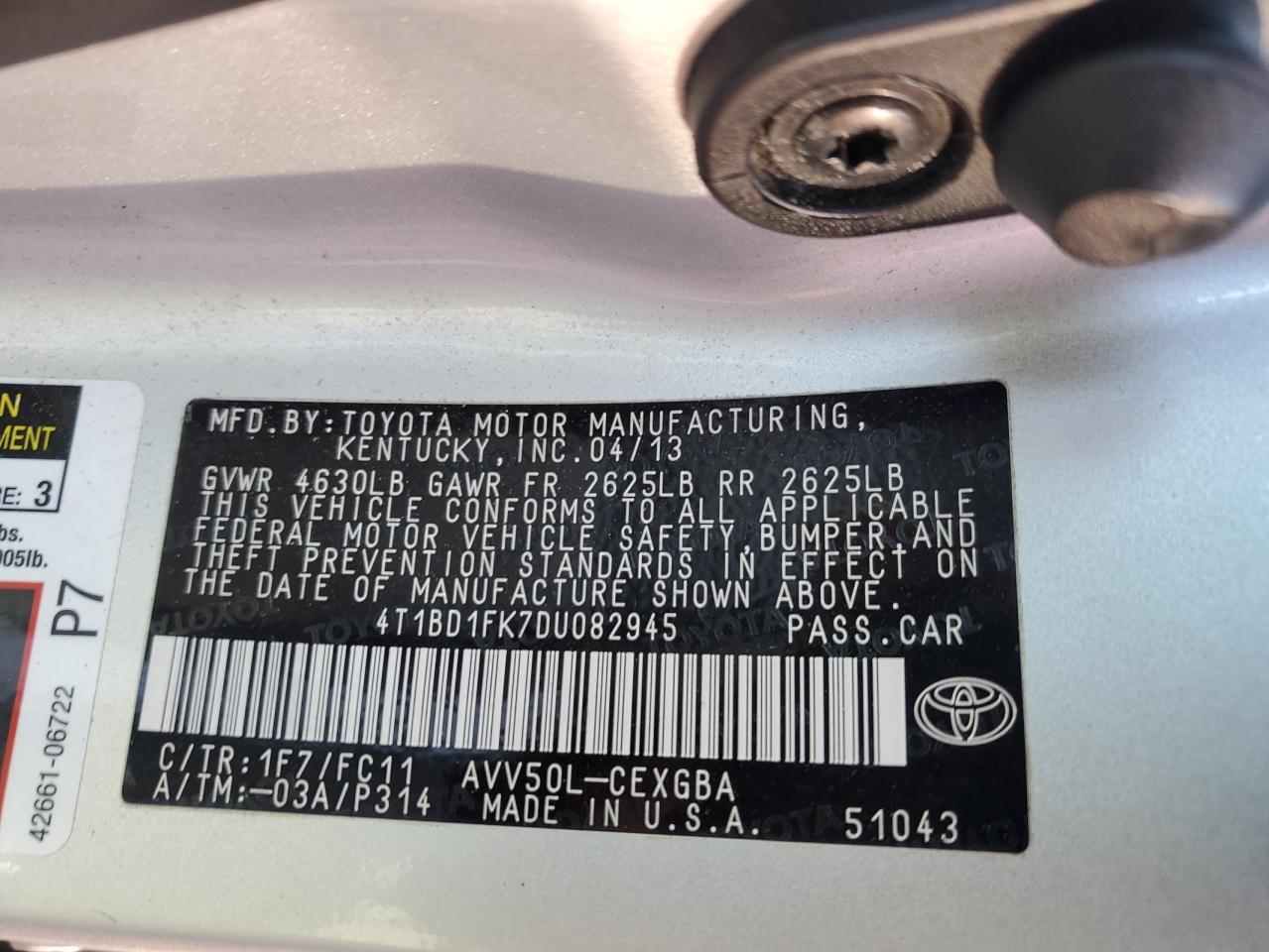 2013 Toyota Camry - Image 12