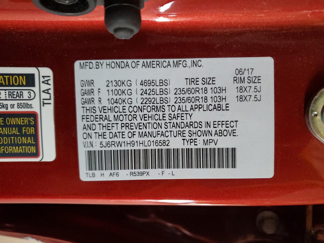 2017 Honda CR-V - Image 12