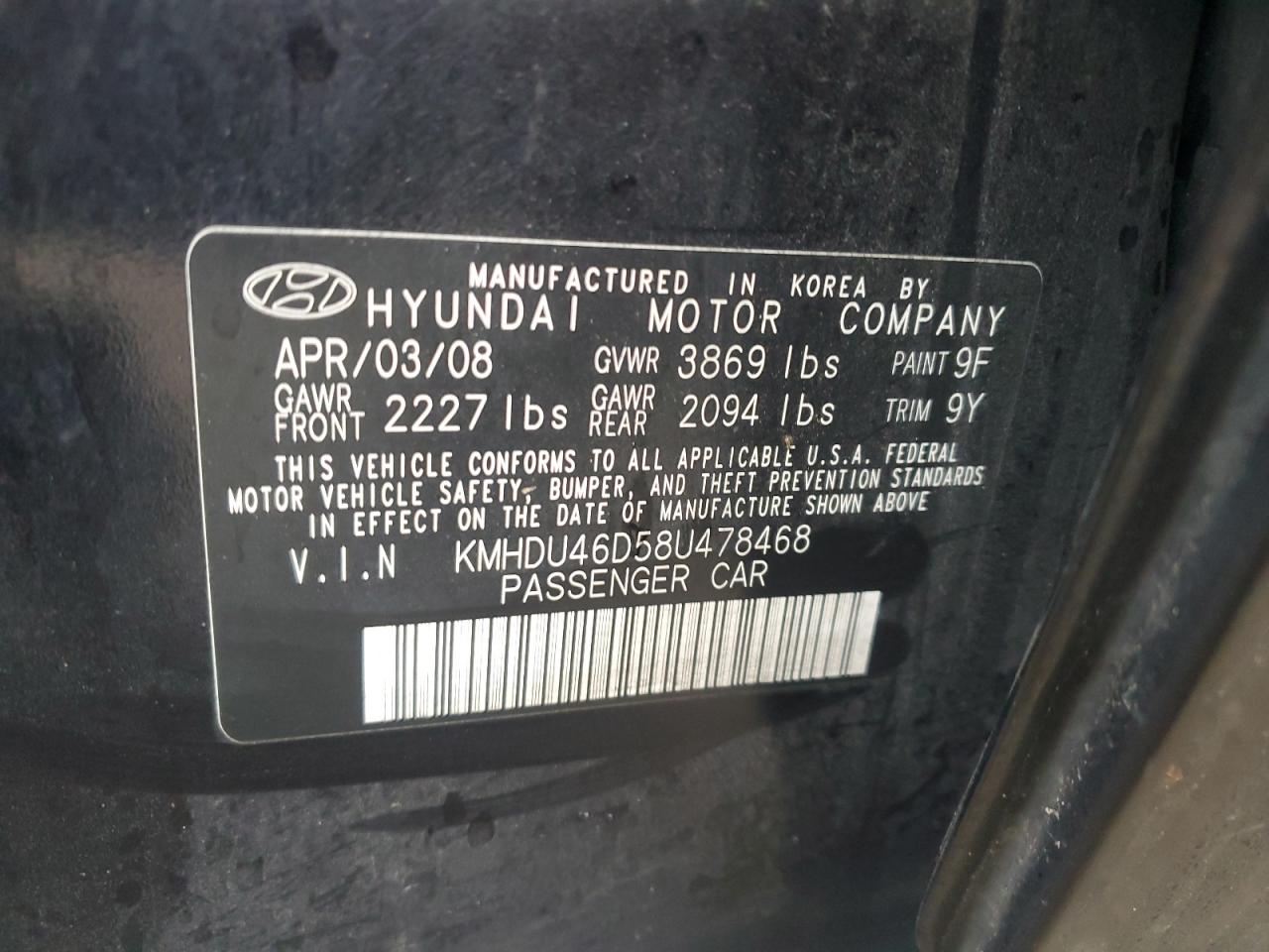 2008 Hyundai Elantra - Image 14