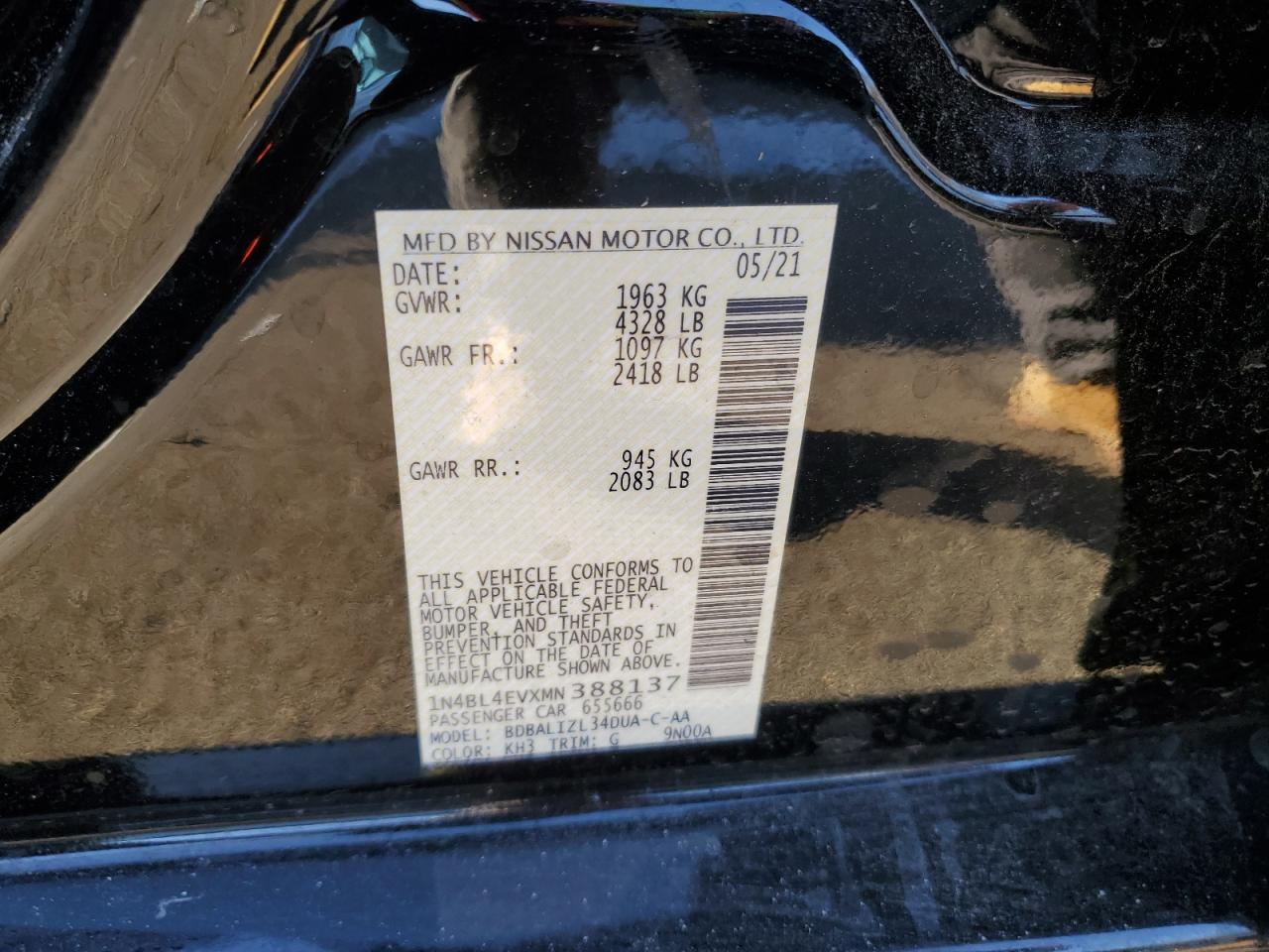 2021 Nissan Altima - Image 13