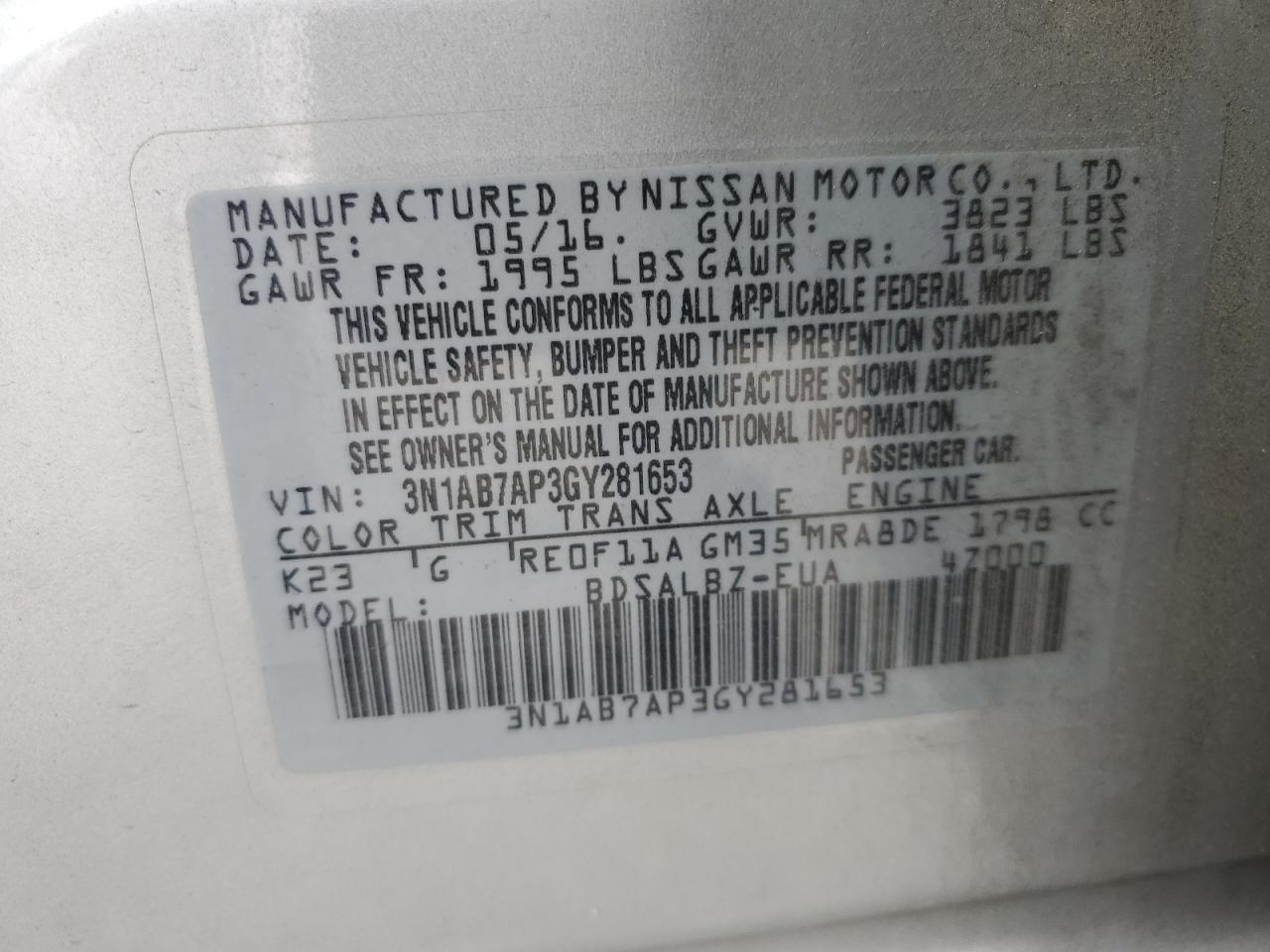 2016 Nissan Sentra - Image 14